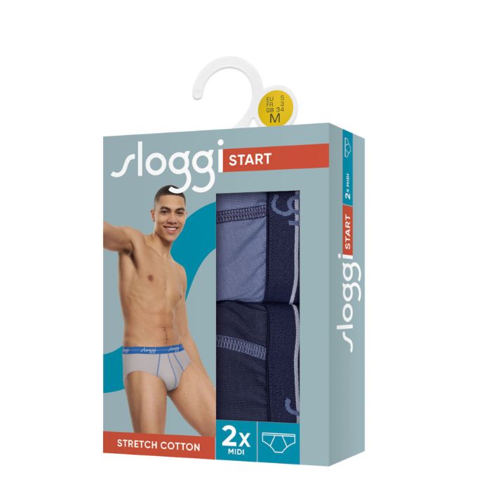 Cueca sloggi H Start Midi Pack 2