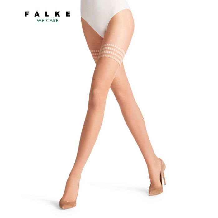 Meia Falke Pure Matt 20 Stay-Up