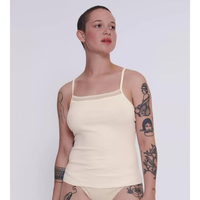 Camisola Sloggi GO Ribbed Spaghetti Top