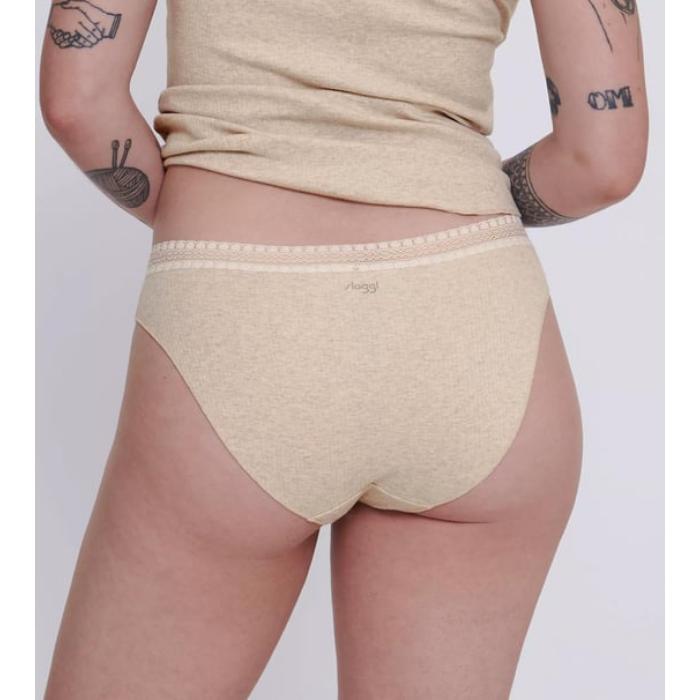 Cueca Sloggi GO Ribbed R Tai Pack 2