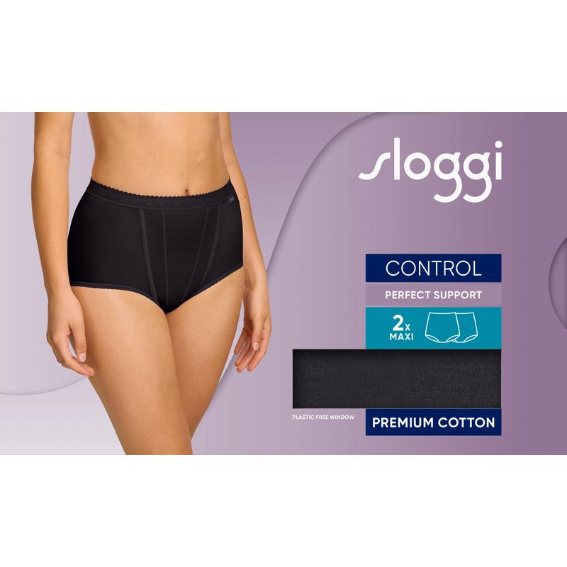 Cueca Sloggi Control Maxi Pack 2