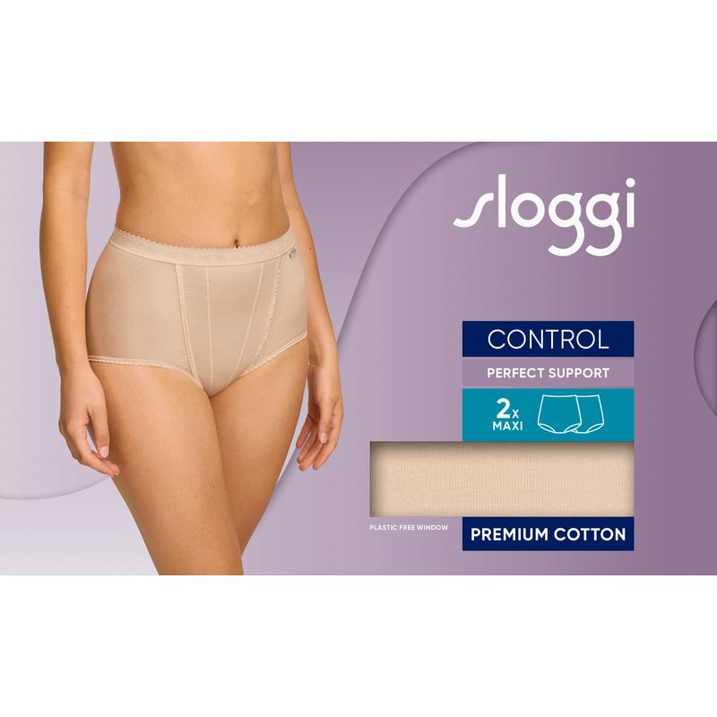 Cueca Sloggi Control Maxi Pack 2