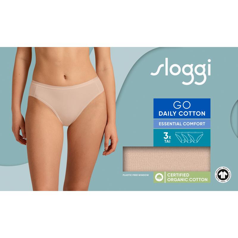 Cueca Sloggi GO Daily Cotton Tai Pack 3